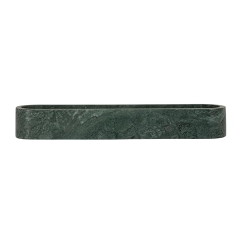 Plat long en marbre vert Creative Co-Op pour centre de table de mariage