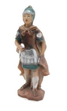 aries boutique Figura DE BELÉN - Figura de General Romano, Figura de Soldado, Accesorio de Belén, Gladiador, Figura de Resina, 10 cm.