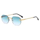 Aspecto moderno: diseño de marco de gran tamaño con exquisitos patrones en las sienes, además de colores nobles y elegantes, formas de moda simples pero exquisitas, que se adaptan perfectamente a la estética de las mujeres contemporáneas y está en línea con la demanda de moda de las mujeres. Es un accesorio imprescindible para mostrar tu yo único.