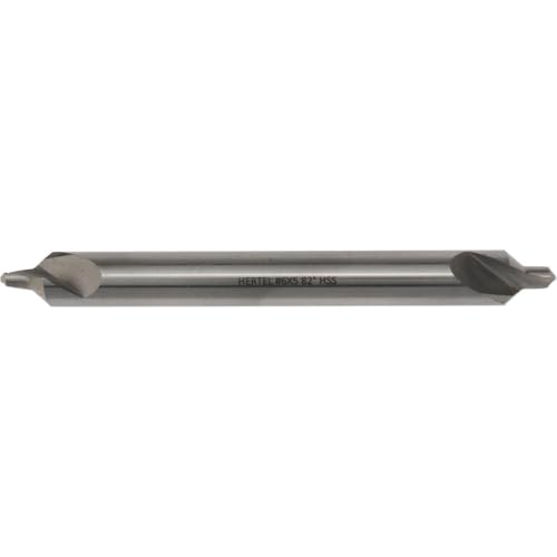 Hertel Combo Drill & Countersink, #6, HSS, 1/2