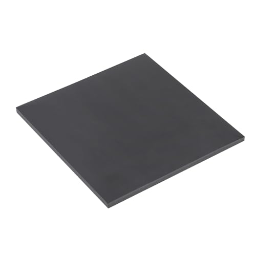 Image of Expanded PVC Plastic Sheet 5 /16 inch Thick, 10 inchx10 inch Lightweight Rigid Foam Sheet, [for Crafts Signage Displays Digital Screen Printing] - Black / 1 Pcs