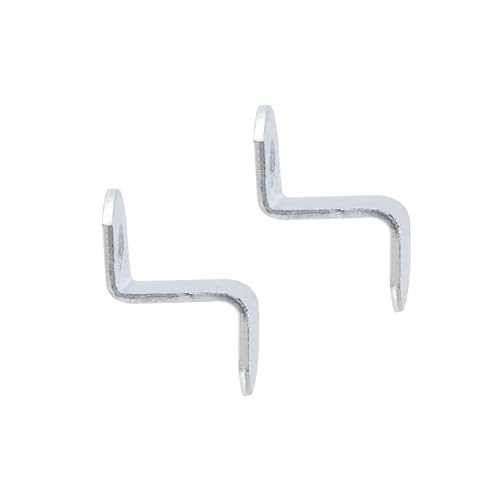 Image of T Tulead Canvas Clips for Picture Framing Single Hole Offset Clips 1 /2 inch Offset Mirror Clip 20PCS with Screws