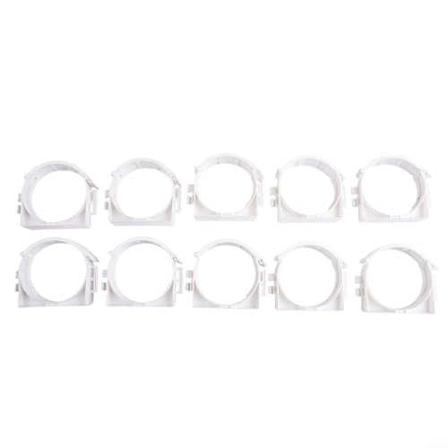 Paquete de 10 soportes de tubo para conductos para 75 110 tubos de polietileno para instalación flexible y fuerte de tubos de conducto (110 tubos)