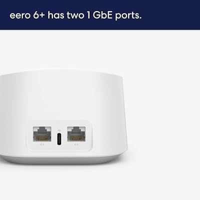 Amazon eero Pro 6E (1-pack) + Amazon eero 6+ (2-pack) mesh Wi-Fi 6 system