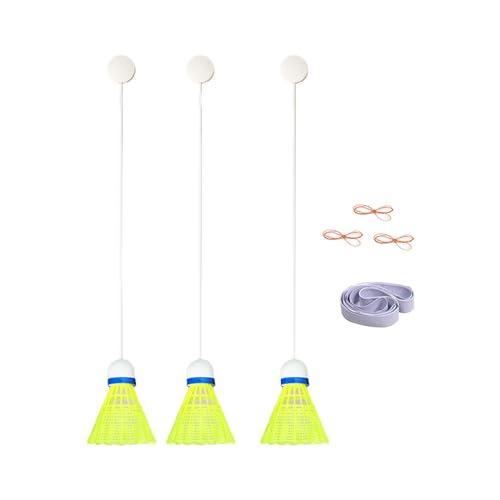 Tdoutop Indoor Badminton with Shuttlecock Lightweight Professional Badminton Training Device for Adults Kids Children Games, Non Glow Badminton