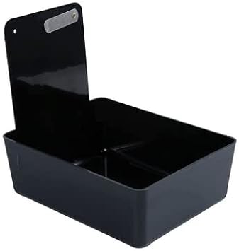 8/Pk Medium Medical Pro Lab Pan Dental Working Lab Pan Plastic with Stainless Steel Clip (Black)