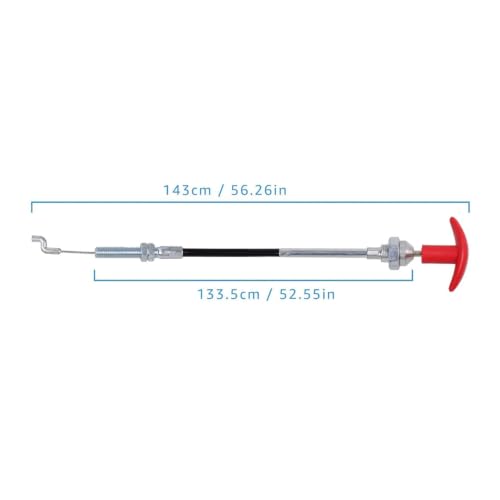 Cable de control inverso Troy-Bilt 21A para maniobrar en el huerto 3