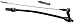 Racing Power R5005 Alum/Braided Transmission Dipstick