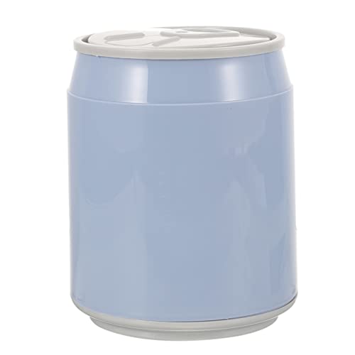 Amosfun Portable Trash Can Desktop Wastebasket for Office Travel Sturdy Plastic Design Easy to Clean Convenient for All Types of Garbage