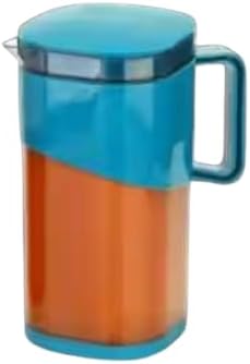 Generic 2-Liter Plastic Water Pitcher, Transparent Unbreakable Jug with Secure Lid for Hot and Cold Beverages, Home and Office Use