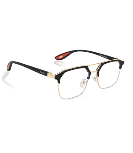 Image of GYNK Square Frame Sunglasses for Men | Premium Metal Frame Sunglasses | Fashion Eyewear for Driving, Travel, Riding, Outdoor Activities, Beach & Daily Wear