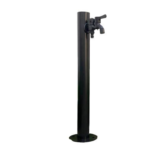 grifo de columna exterior Columna De Agua For Jardinería De Acero Inoxidable 304 Con Pistola Rociadora Y Accesorios, Hidrante Dispensador De Agua For Exteriores For Riego De Jardines Y Patios, Resiste