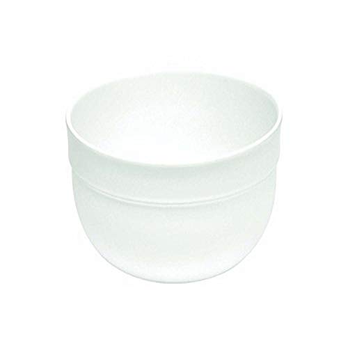 Emile Henry Eh116522 Petit Saladier Céramique Blanc Farine 17,5 X 17,5 X 10,5 cm