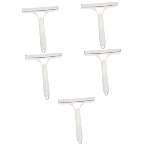 SHERCHPRY 5 Piezas limpiaparabrisas portátil Cepillo de Ventana con escobilla de Goma baño Limpieza Limpiador de Cristales escobillas de Goma escobilla de Ducha el plastico