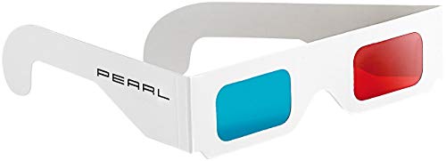 3D-Brille Pearl Anaglyphen Brille in Rot/Cyan im 5er Set