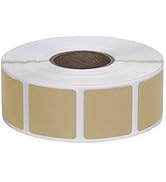 7/8" Square Target Pasters - 1000 Count - Silhouette Targets for Cardboard, Paper, and Other Shoo...