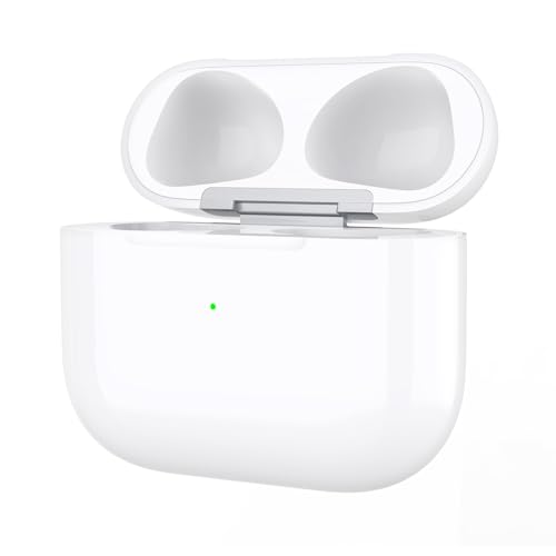 Wireless Charging Case Replacement Charging Case for AirPods 3rd Generation Charging case Only Compatible with AirPod 3rd Gen Charging Case (Not Pro 3) with Blue-Tooth Sync Button (L-Port)