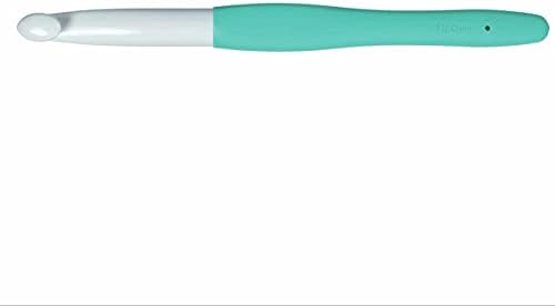Clover Amour Crochet Hook Set: 10mm, 12mm, 15mm. Metal, Multicolor Kit with Useful Green Case for Storage The Hooks