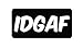 3pcs IDGAF funny hard hat/helmet vinyl decal sticker