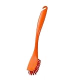 Ikea Easily Handable | Dish-Washing Brush | Cleaning Brush | with Handle | Household Cleaning Brush | (Orange, 2)