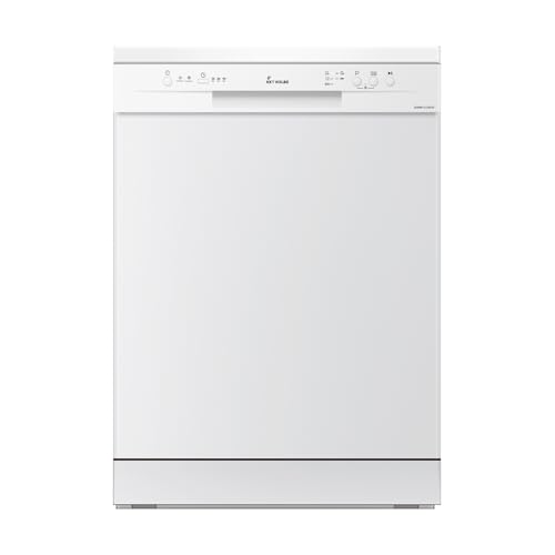 KKT KOLBE Geschirrspüler Freistehend | 60cm | Weiß | AquaStop | Oberkorb höhenverstellbar | Besteckkorb | 5 Programme | 12 Maßgedecke | Zeitvorwahl | DW601W