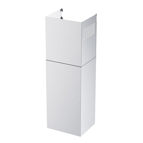 Range Hood Extension Chimney FGS-TD24S-ZST, Stainless Steel Wall Mount Chimney Extension for FIREGAS Range Hood FGS-USD24Y75AC and FGS-USD24Y75CC