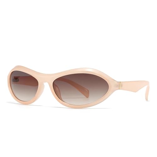 Lunettes de soleil polygonales aux finitions dorées minimalistes élégantes