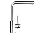 BLANCO Mila-S 521466 - Rubinetto miscelatore da cucina, finitura cromata, regolatore di bassa pressione