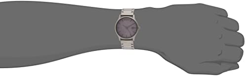 MVMT Classic Qtz Basic Analog Calendar Grey Round Dial Men's Watch, Ionic Plated Grey Stainless Steel Material, Grey Band - D-MM01-GR - Image 5