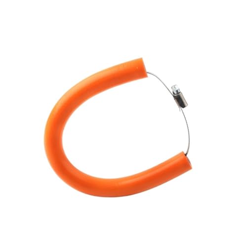 Protection silencieux moto anti-choc et bouclier thermique universel orange pour enduro 250cc