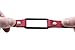 Educator Quick Snap Bungee Dog Collar, Biothane, Waterproof, Odorproof, Easy Connect and Disconnect Clasp and D Ring with Comfort Bungee Loop, Adjustable for Custom Fit, 3/4-Inch, Red