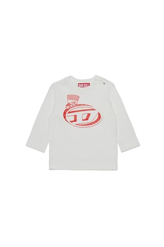 Diesel Long Sleeves Jersey T-Shirt with Diesel Funny Racing Graphics