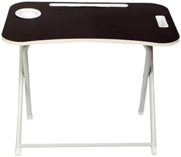 The Tickle Toe Kids Study Table and Chair Set | Foldable Desk Set for Toddlers (Age 2-5 Years) | 1 Table + 2 Chairs | Sturdy MDF & Metal Build | Portable, Compact & Lightweight | Made in India | Black