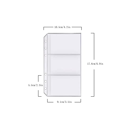 image for Zelten 4 Pack A6 6 Holes Binder Accessory Combo Set, Binder Divider Bi