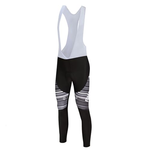 Culotte con Tirantes para Ciclismo Babero De Ciclismo For Hombres En Invierno, Pantalones Cálidos A Prueba Viento Y Felpa(Winter Pants 3,S)