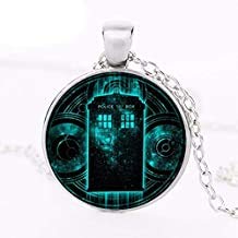 Doctor Who Collier avec cabochon en verre avec photo de David Tennant is My Doctor Who
