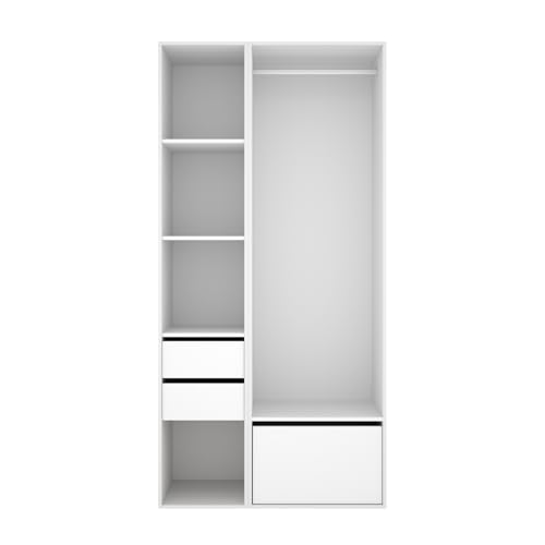 Armario vestidor DEKIT RIMOBEL con trasera reversible para dormitorio moderno 8