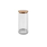Recipientes de cristal para té con tapas, juego de 3 recipientes de vidrio para especias de té y nización de despensa, tamaño extra grande para una máxima capacidad de almacenamiento