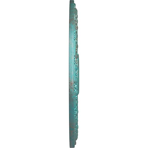 Image of Ekena Millwork CM18RACGS Raymond Ceiling Medallion fits Canopies up to 5 1 /8, Copper Green Patina