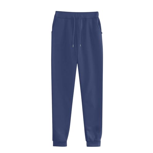 2 Piece Sets for Women Fall Winter Sweatpants Loungewear Outfits Navy XL - image 5