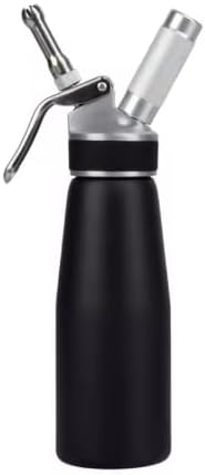 500ml Flat Head Alu Whipped Cream Dispenser-(Black)