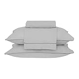 Buddemeyer Jogo de Cama Queen Percal 180 Fios Basic Percalle 100% Algodão Penteado Branco 4 peças