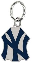 New York Yankees Keychain Cloisonne Key Ring Carded, Metal