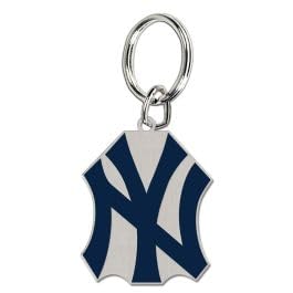 Porte-clés cloisonné New York Yankees en métal, accessoire de mode et trousseau MLB