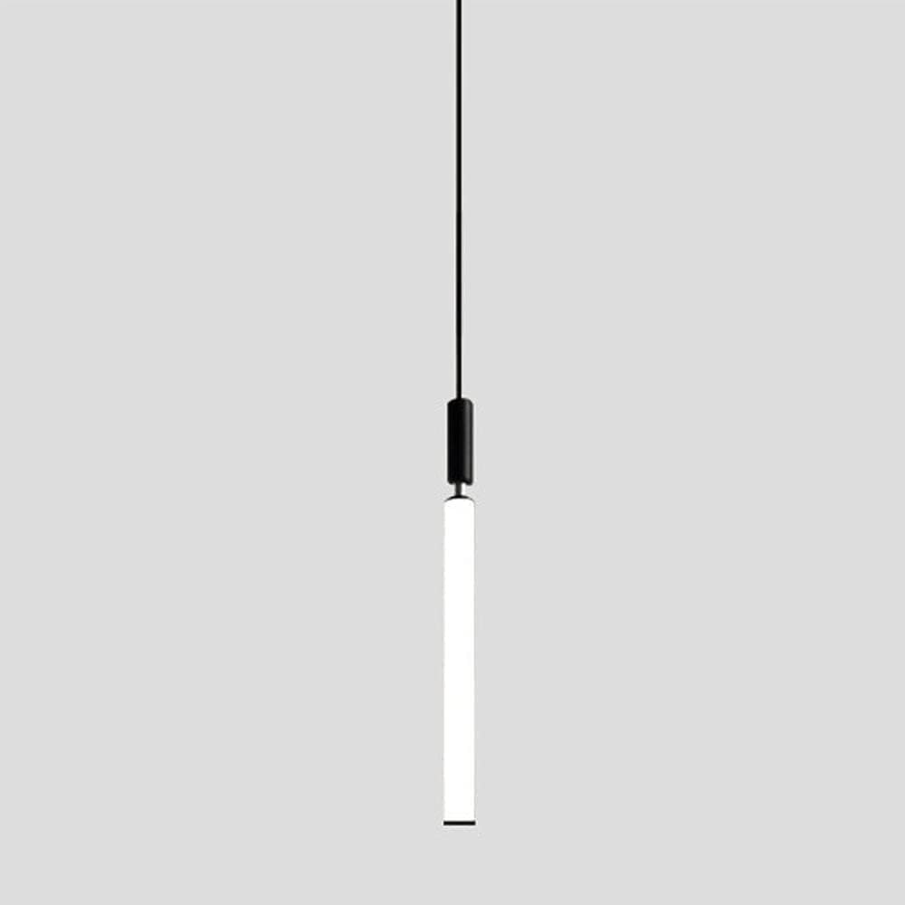 CSXSXAUO Modern Chandelier Long Tube Pendant Light Simplicity Wrought Iron Hanging Lamp Adjustable Lighting Fixtures Cylinder for Bar Cafe Restaurant (Color : Star of