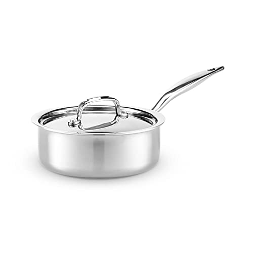 Comparison: Best Luster Craft Stainless Steel Cookware 9 Heritage Steel 2 Quart Saucepan - Titanium Strengthened 316Ti Stainless Steel with 5-Ply Construction - Induction-Ready and Fully Clad, Made in USA