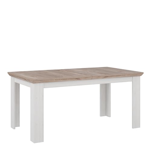 Furniture To Go | Iloppa, Oak Nelson & Snowy Oak, Dining Table Extended