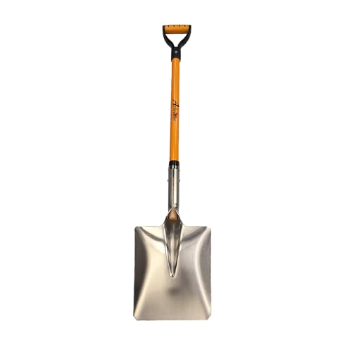 Ashman Snow Shovel with Large Scoop and Heavy Duty Handle (1 Pack)