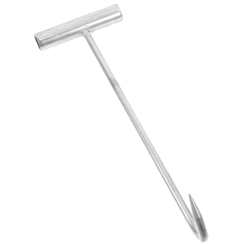 FUNOMOCYA Puller Hook Utility Manhole Cover Lift for Heavy Duty Work Comfortable Grip