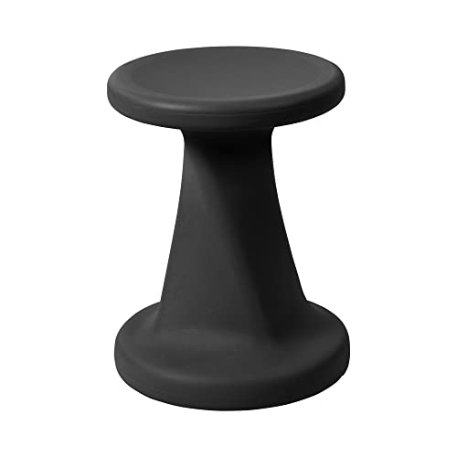 Image of ECR4Kids Twist Wobble Stool, 18in Seat Height, Active Seating, Black